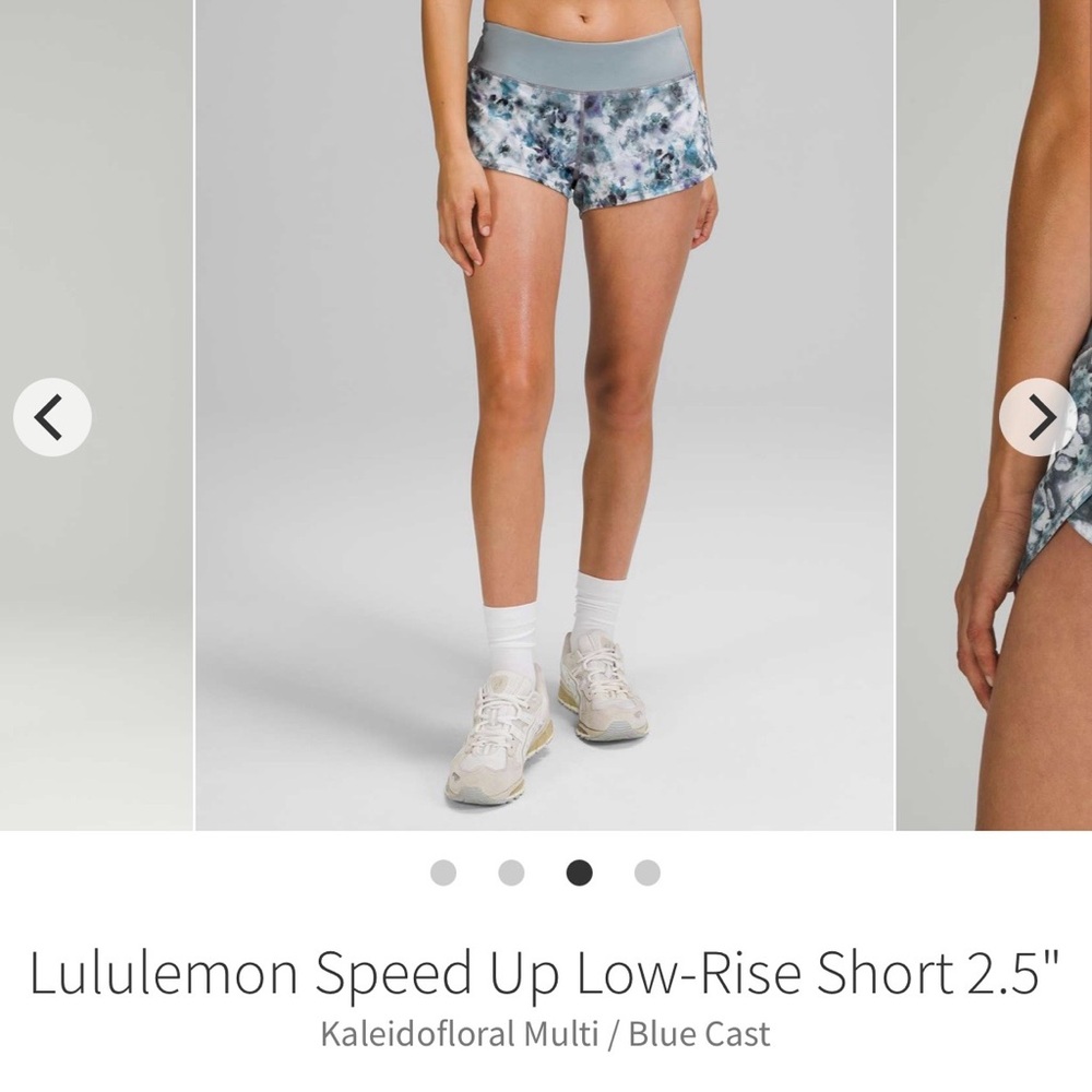 Lululemon Speed Up Low Rise Shorts